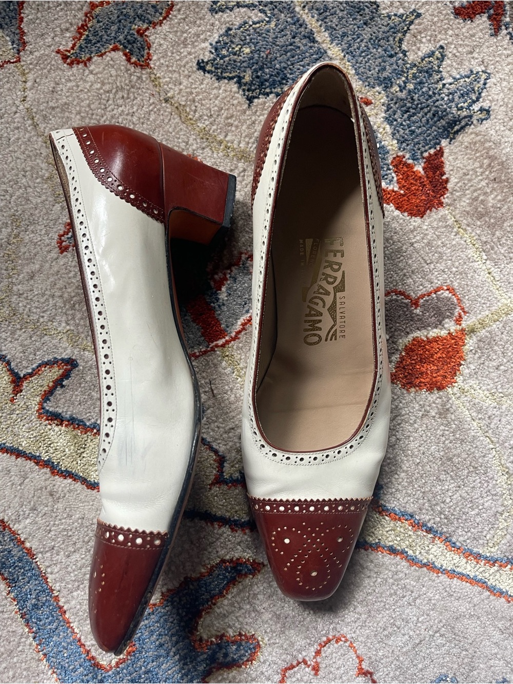 Salvador Ferragamo Spectator Heels